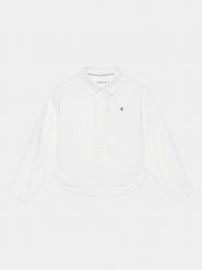 Calvin Klein Jeans Koszula IG0IG02331 Biały Oversize. Białe spodnie dziewczęce Calvin Klein Jeans, z bawełny. Za 299.99 zł.