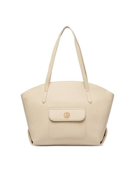 Beverly Hills Polo Club Torebka CEO-BHPC-C-001-09 Écru. Torebki klasyczne damskie Beverly Hills Polo Club, bez wzorów, z materiału, bez dodatków. Za 219.99 zł.