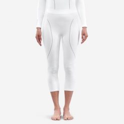 Legginsy termoaktywne narciarskie damskie Wedze BL 900 seamless. Białe bielizna termoaktywna damska WED'ZE, l, bez wzorów, z elastanu. Za 169.99 zł.