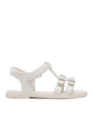 Geox Sandały J S.Karly G.G J1535G 000NF C1000 S Biały. Białe sandały dziewczęce Geox, ze skóry, bez zapięcia. Za 289.99 zł.