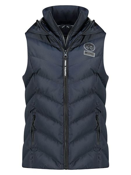 Geographical Norway Kamizelka pikowana "Valor" w kolorze granatowym rozmiar: XXL. Niebieskie kamizelki damskie Geographical Norway, xxl. Za 162.11 zł.