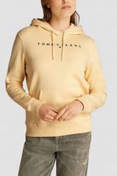 TOMMY JEANS Żółta damska bluza. Żółte bluzy z kapturem damskie Tommy Jeans, s, z jeansu. W wyprzedaży za 324.99 zł.