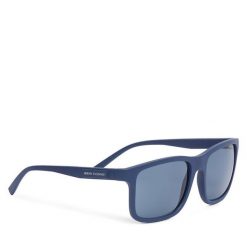 Okulary przeciwsłoneczne Armani Exchange. Niebieskie okulary przeciwsłoneczne męskie Armani Exchange. Za 379.99 zł.