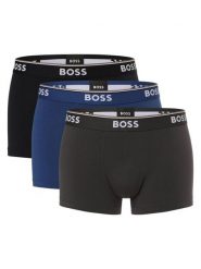 BOSS Obcisłe bokserki pakowane po 3 szt. Mężczyźni Bawełna niebieski|szary|wielokolorowy, XXL. Niebieskie bokserki męskie Boss, bez wzorów, z bawełny. Za 219.95 zł.