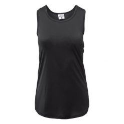 Tank Top Damski Bez Rękawów Amio. Czarne topy sportowe damskie MARTES ESSENTIALS, l, bez wzorów, z elastanu, bez ramiączek. Za 47.99 zł.