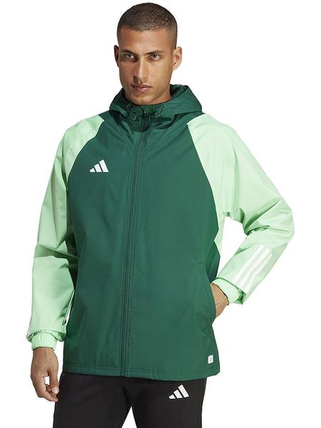 Adidas Kurtka sportowa "Tiro 23 Competition" w kolorze zielonym rozmiar: XXL. Zielone kurtki outdoor męskie Adidas, xxl, bez wzorów, bez kaptura. Za 139.95 zł.
