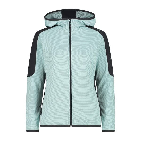 Kurtka damska z odpinanym kapturem CMP. Niebieskie kurtki damskie CMP, xs, bez wzorów, z polaru. Za 349.99 zł.