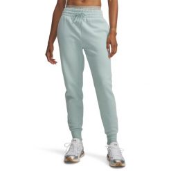 Spodnie dresowe Under Armour Rival Fleece dla kobiet 1379438. Białe spodnie sportowe damskie Under Armour, s, z bawełny, na fitness i siłownię. Za 217.05 zł.