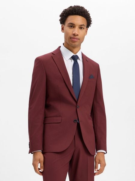 Finshley & Harding London marynarka z modułowej kolekcji Mężczyźni Slim Fit czerwony, 56. Czerwone marynarki męskie Finshley & Harding London, bez wzorów. Za 699.95 zł.