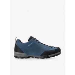 Buty turystyczne męskie Scarpa Mojito Trail GTX. Niebieskie buty trekkingowe męskie Scarpa, bez zapięcia, trekkingowe. Za 694.38 zł.