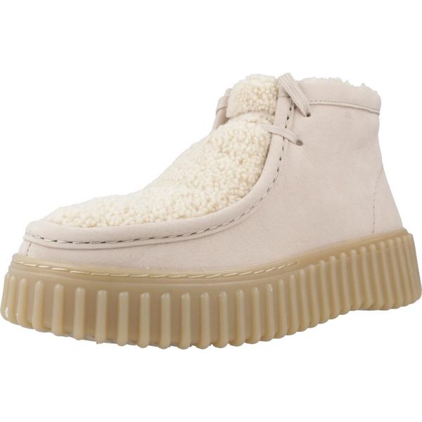 CLARKS TORHILL MOSS Beżowy. Brązowe obuwie trekkingowe damskie Clarks. Za 572.01 zł.