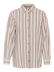 InWear Koszula w kolorze beżowo-antracytowo-czerwonym rozmiar: 38. Brązowe koszule damskie InWear, bez wzorów, bez kołnierzyka, bez ramiączek. Za 176.08 zł.