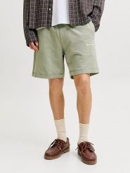 Jack & Jones Szorty dresowe "Karl" w kolorze zielonym rozmiar: XXL. Zielone szorty męskie Jack & Jones, z bawełny, bez kołnierzyka. Za 74.63 zł.