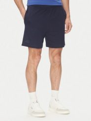 Kappa Szorty materiałowe Logo Korpo Cabas 303HZE0 Granatowy Regular Fit. Niebieskie szorty męskie Kappa, z bawełny, bez kołnierzyka. Za 49.99 zł.