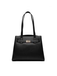 DKNY Torebka Paxton Tote R41AAC74 Czarny. Czarne torebki klasyczne damskie DKNY, bez wzorów, ze skóry, bez dodatków. Za 1,199.00 zł.