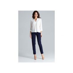 Bluzka L035 Ecru. Brązowe bluzki damskie Lenitif, l, bez wzorów, bez kołnierzyka, bez ramiączek. Za 119.00 zł.