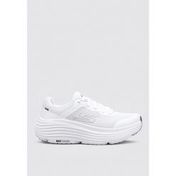 Tenisówki Skechers Model Max Cushioning Endea Kolor Biały. Białe trampki i tenisówki damskie Skechers, bez wzorów, z tkaniny. W wyprzedaży za 329.80 zł.