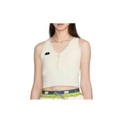 Koszulka treningowa damska Nike Naomi Osaka. Białe bluzki sportowe damskie Nike, m, bez kołnierzyka, bez ramiączek. Za 228.00 zł.
