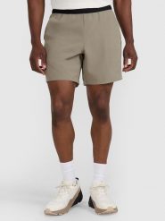 4F Szorty sportowe w kolorze khaki rozmiar: XL. Brązowe szorty męskie 4f, xl, z materiału, na fitness i siłownię. Za 116.32 zł.