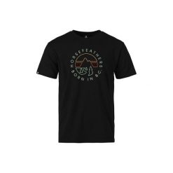Horsefeathers Line Circle Tshirt (black). Czarne t-shirty męskie Horsefeathers, s, bez wzorów, bez kołnierzyka. Za 238.99 zł.
