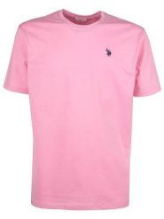 U.S. Polo Assn. Koszulka w kolorze jasnoróżowym rozmiar: M. Różowe koszulki polo męskie U.S. Polo Assn., m, bez wzorów, z bawełny, bez ramiączek. Za 79.03 zł.