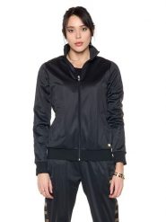 Bluza z zamek błyskawiczny na trening na co dzień. Czarne bluzy bez kaptura damskie LEONE 1947 APPAREL, l, bez wzorów, bez ramiączek, bez kaptura. Za 328.38 zł.