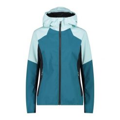 Kurtka damska turystyczna CMP 34Z2366. Zielone kurtki damskie CMP, s, bez wzorów, bez kaptura. Za 506.50 zł.