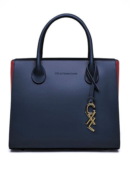 CXL by Christian Lacroix Skórzana torebka "Montaigne" w kolorze niebieskim - 32 x 26 x 15 cm rozmiar: onesize. Niebieskie torebki klasyczne damskie CXL by Christian Lacroix, bez wzorów, z materiału, bez dodatków. Za 478.62 zł.