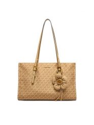 MICHAEL Michael Kors Torebka Zadie 30T6A6ZT8C Kremowy. Białe torebki klasyczne damskie MICHAEL Michael Kors, bez wzorów, z materiału, bez dodatków. Za 879.99 zł.