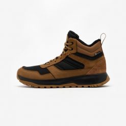 Second Life - Buty turystyczne męskie Quechua NH500 skóra - Stan Doskonały. Brązowe buty trekkingowe męskie QUECHUA, na zimę, ze skóry, bez zapięcia, trekkingowe. Za 169.99 zł.