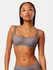 Triumph Biustonosz z fiszbiną Illusion 10219845 Szary. Szare biustonosze Triumph, bez wzorów, z syntetyku. Za 159.00 zł.