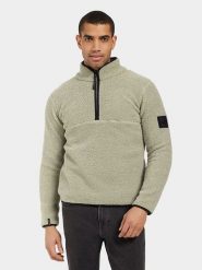 Didriksons Bluza polarowa "Lillebror" w kolorze oliwkowym rozmiar: XXL. Brązowe bluzy bez kaptura męskie Didriksons, xxl, z polaru. Za 211.31 zł.