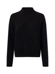 Marie Lund sweter z dzianiny z zawartością wełny Kobiety czarny, S. Czarne swetry klasyczne damskie Marie Lund, s, z dzianiny, bez kołnierzyka. Za 249.95 zł.