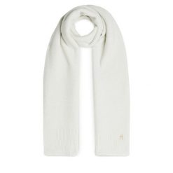 Szalik Tommy Hilfiger. Białe szaliki i kominy damskie Tommy Hilfiger, bez wzorów. Za 409.99 zł.