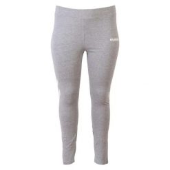 Damskie wysokie legginsy Hummel Legacy Plus. Szare legginsy damskie HUMMEL, bez wzorów. Za 186.00 zł.