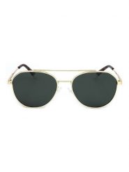 Polaroid Męskie okulary przeciwsłoneczne w kolorze złoto-zielonym rozmiar: 56. Zielone okulary przeciwsłoneczne męskie Polaroid, z tworzywa sztucznego. Za 154.07 zł.