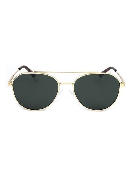Polaroid Męskie okulary przeciwsłoneczne w kolorze złoto-zielonym rozmiar: 56. Zielone okulary przeciwsłoneczne męskie Polaroid, z tworzywa sztucznego. Za 149.31 zł.