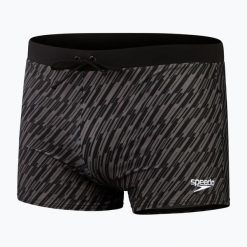 Bokserki kąpielowe męskie Speedo Valmilton. Czarne kąpielówki męskie Speedo, m, bez wzorów, do pływania. Za 139.99 zł.