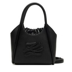 Torebka KARL LAGERFELD. Czarne torebki klasyczne damskie Karl Lagerfeld, bez wzorów, bez dodatków. Za 1,099.00 zł.