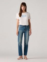 Levi's Dżinsy "724" - Regular fit - w kolorze niebieskim rozmiar: W25/L30. Niebieskie jeansy damskie Levi's. Za 210.81 zł.
