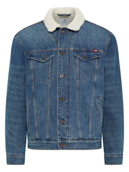 Mustang Kurtka dżinsowa w kolorze niebieskim rozmiar: M. Niebieskie kurtki męskie Mustang, m, bez wzorów, bez kaptura. Za 196.24 zł.