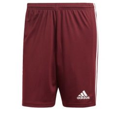Spodenki piłkarskie męskie adidas Squadra 21 Short. Białe szorty męskie Adidas, bez wzorów, sportowe. Za 42.99 zł.