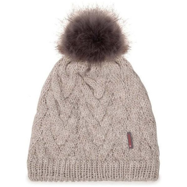 Czapka BUFF Knitted & Fleece Beanie Caryn. Brązowe czapki męskie Buff, z dzianiny. W wyprzedaży za 135.10 zł.