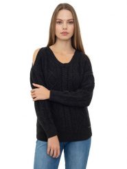 SIR RAYMOND TAILOR Sweter "Ely" w kolorze antracytowym rozmiar: XXL. Czarne swetry klasyczne damskie Sir Raymond Tailor, xxl, ze splotem, bez kołnierzyka. Za 119.68 zł.