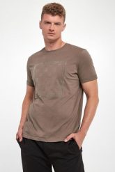 T-shirt męski z logo Bajo JOOP!. T-shirty męskie Joop!, m, bez wzorów, bez kołnierzyka. W wyprzedaży za 258.30 zł.