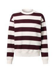 Marie Lund Bluza damska Kobiety Bawełna lila|biały w paski, XXL. Białe bluzy bez kaptura damskie Marie Lund, xxl, z bawełny. Za 199.95 zł.