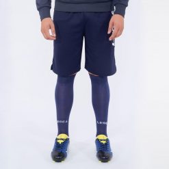 Bermudy Męskie Bieganie Trening Sportowe Kluczowe Cechy Model. Niebieskie szorty męskie Legea, m, z bawełny, do biegania. Za 64.00 zł.