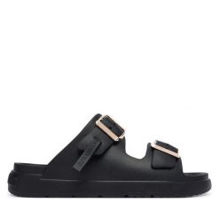 Klapki D.Franklin. Żółte klapki damskie D.Franklin, bez wzorów, bez obcasa. Za 169.99 zł.