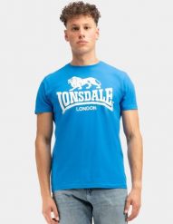 T-shirt o klasycznym kroju Lonsdale Logo. Białe t-shirty męskie Lonsdale, xl, bez wzorów, z bawełny, bez kołnierzyka. Za 118.90 zł.