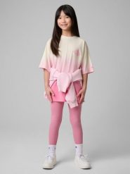 4F T-shirt loose z nadrukiem dziewczęcy - różowy 152 (11-12 lat). Czerwone koszulki dziewczęce 4f, uniwersalny, bez wzorów, z bawełny, bez ramiączek. Za 59.99 zł.